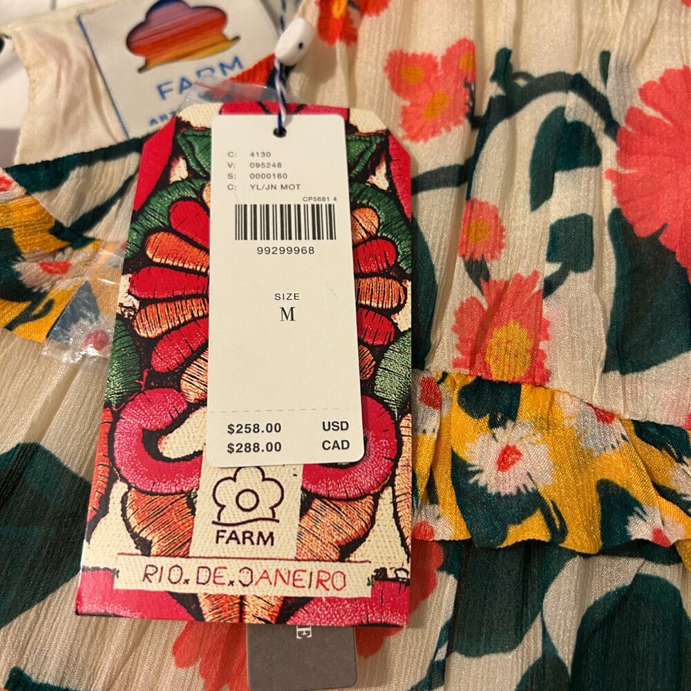 FARM Rio Multi-Color Floral Mini Dress - Picture 6 of 9